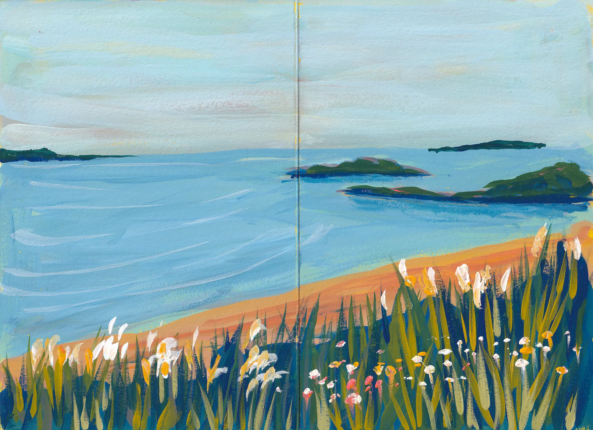 Acrylic painting